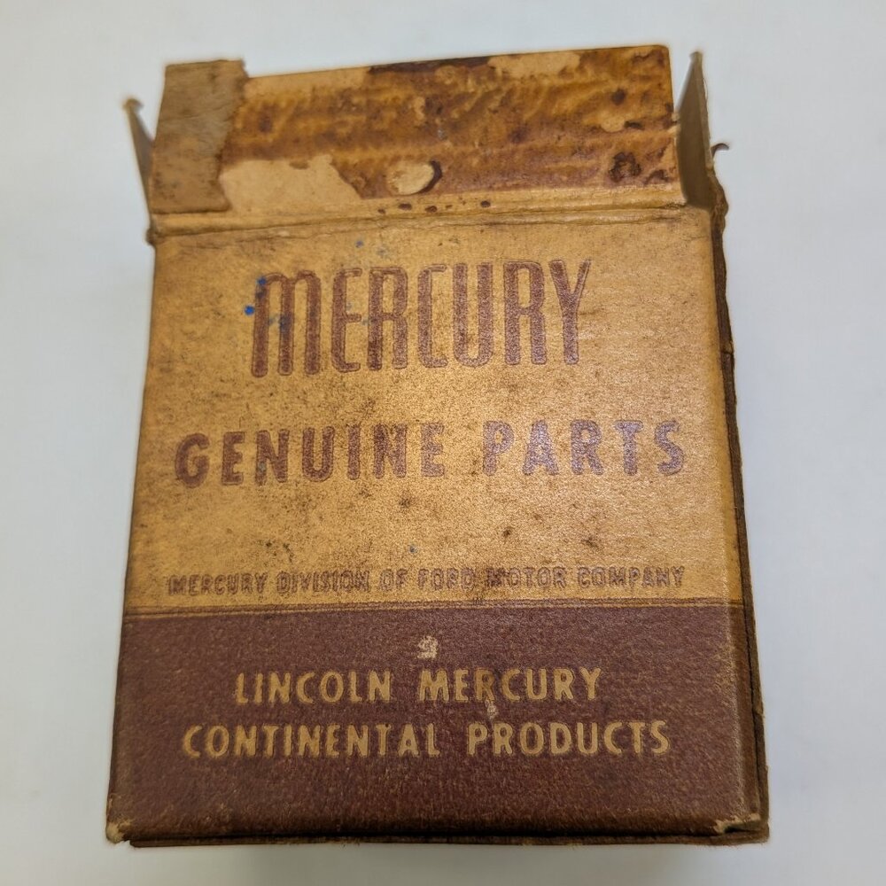 vintage 1950s Mercury Monterey (3) exterior trim emblems w a box NOS - Picture 13 of 15